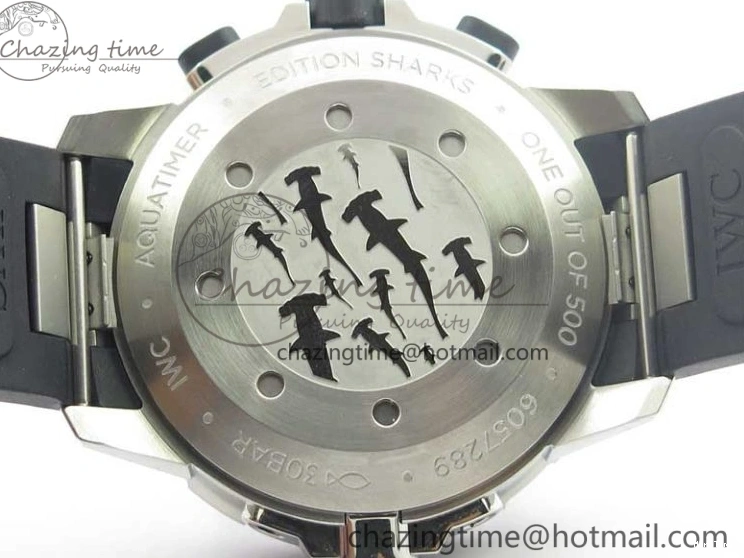 MIROTIME 0219 Aquatimer Chrono IW376803 V6F 1:1 Best Edition Gray Dial on Rubber Strap A FlexibleFit 7153